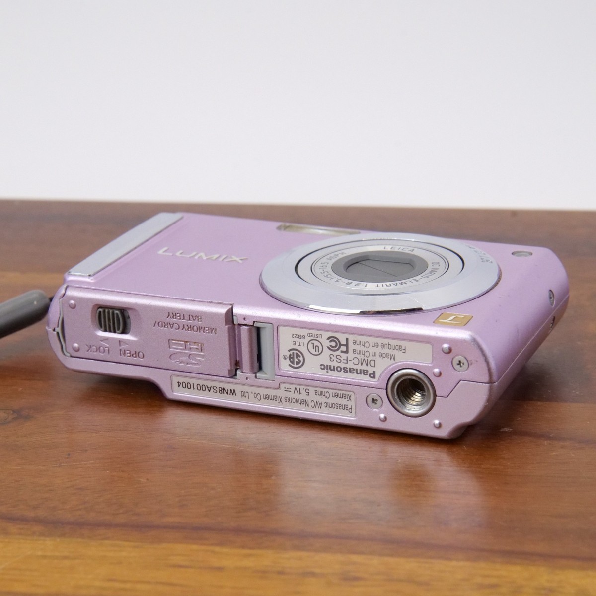 Panasonic LUMIX DMC-FS3 8.1MP Digital Camera - Green for sale