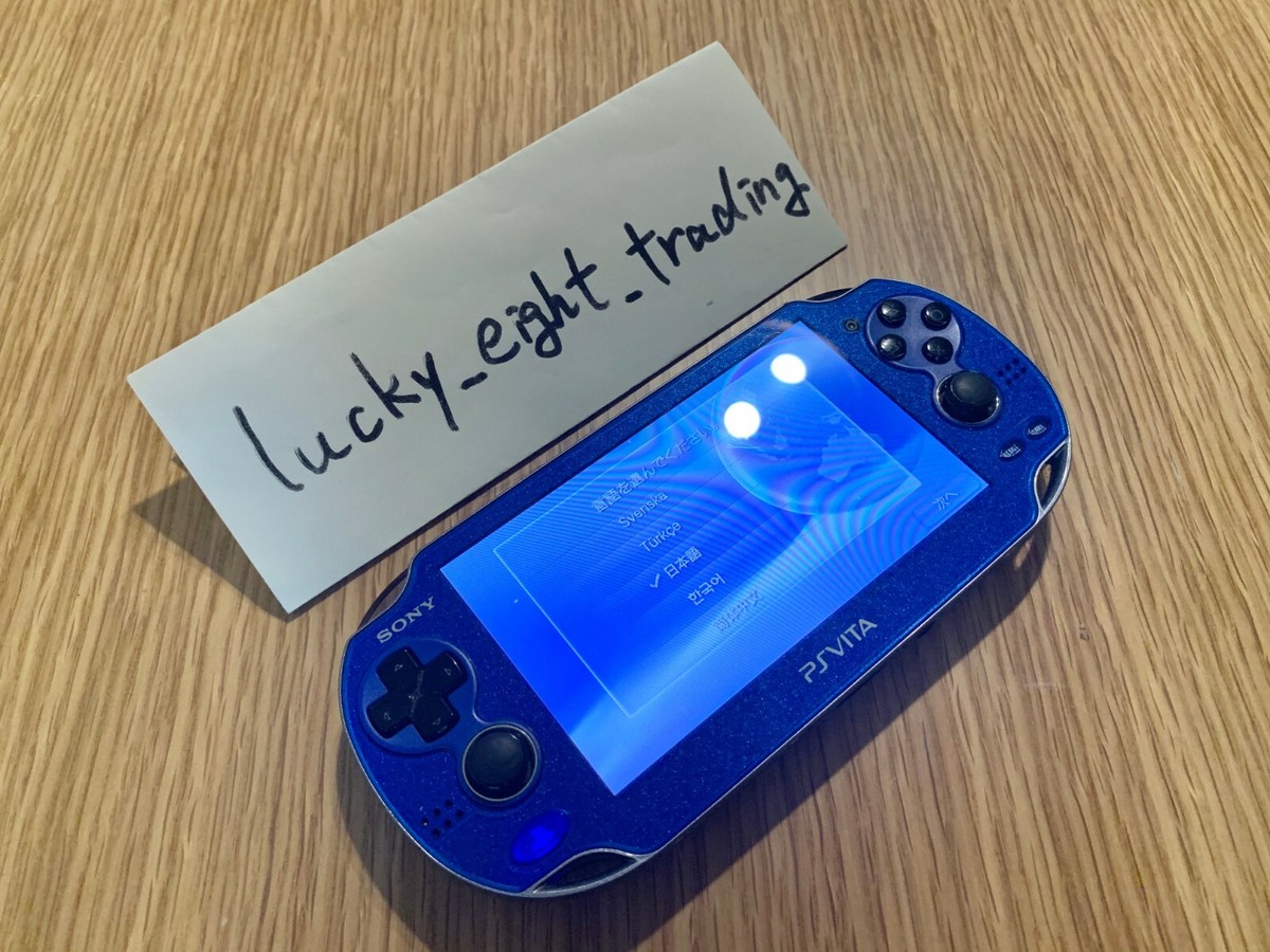 PS Vita Sapphire Blue PCH 1000 ZA04 Console only PSV Fat [H] | eBay