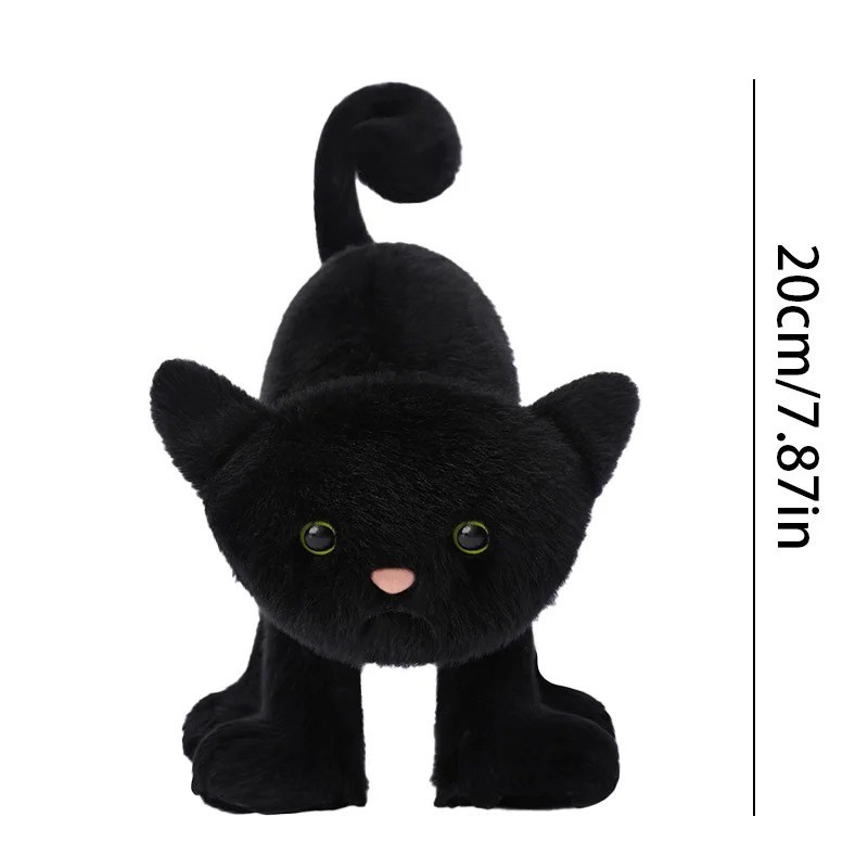 NWT Jelly-cat Authentic Spookipaws Cat Black Cuddly Toy Halloween