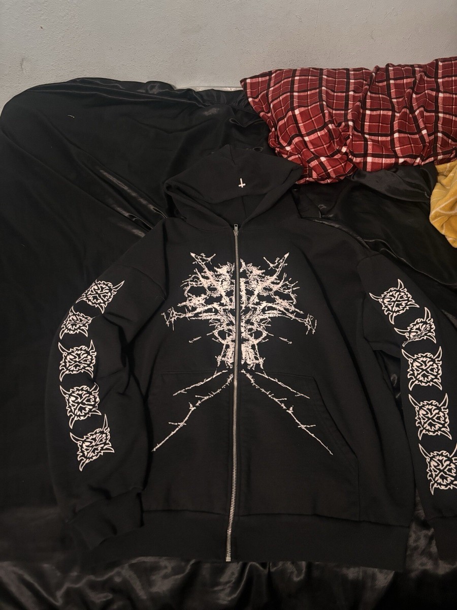 Ken Carson CHAOS TOUR 2024 GoreCore Zip Up Hoodie Size XL | eBay