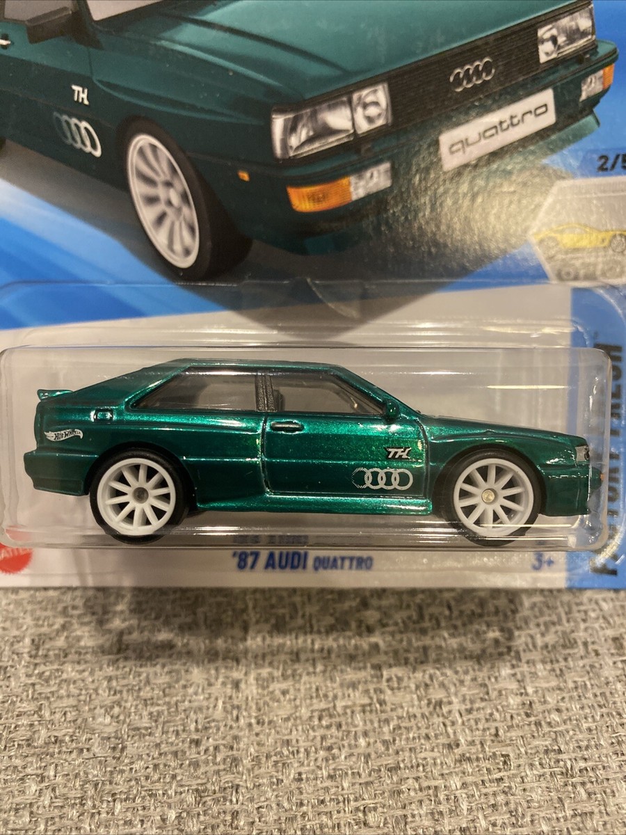 Hot Wheels 2025 Super Treasure Hunt '87 Audi Quattro - Green- USA