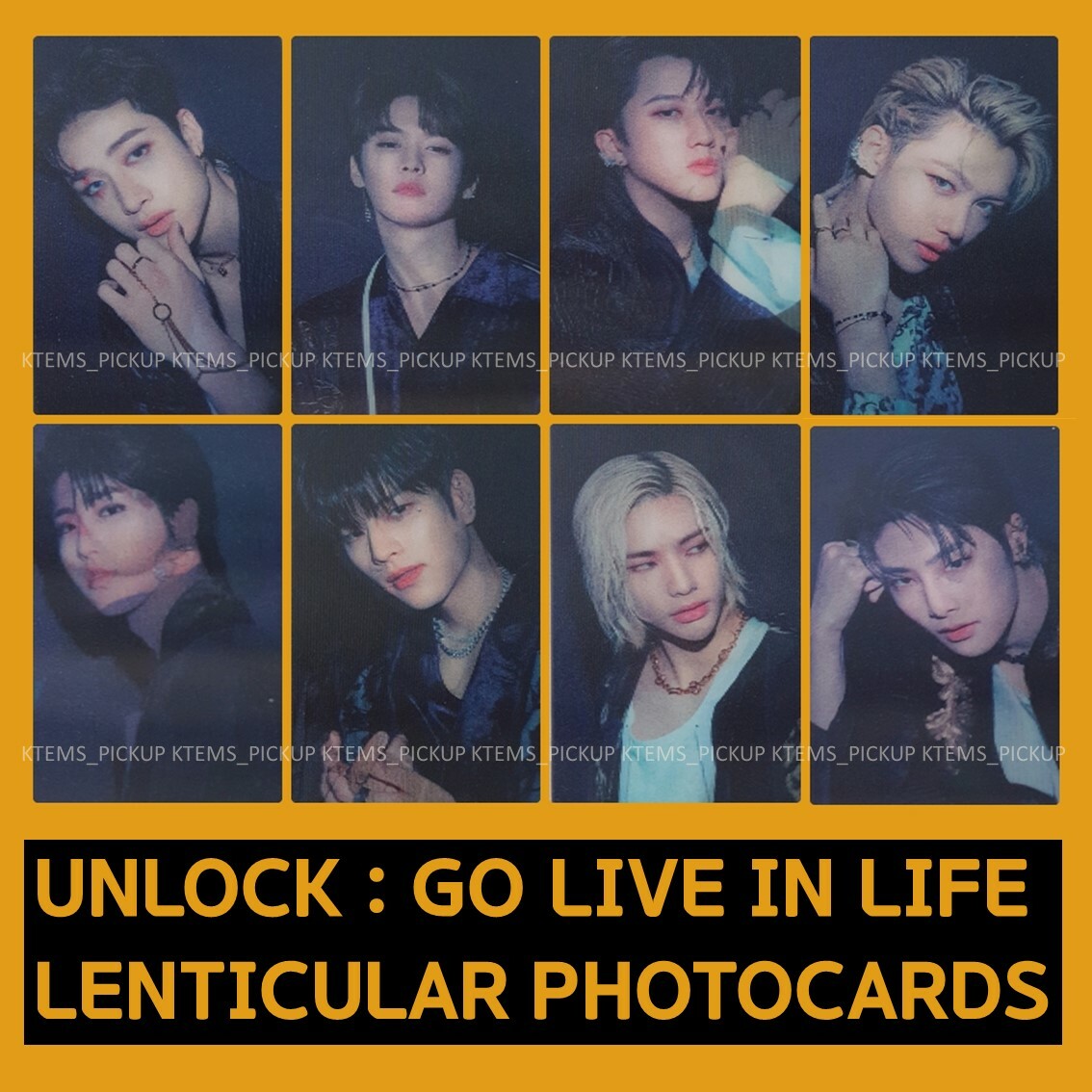 Stray Kids unlock concert go live in life LENTICULAR PHOTOCARD
