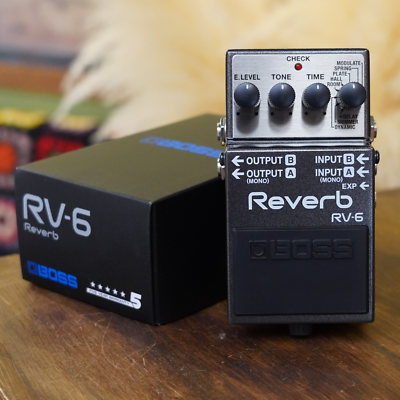 BOSS RV-6 Reverb Guitar Effect Pedals Eight high quality reverb
