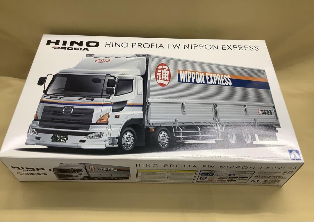 Aoshima Hino Profia FW Nippon Express Truck Model Kit 1/24 Scale
