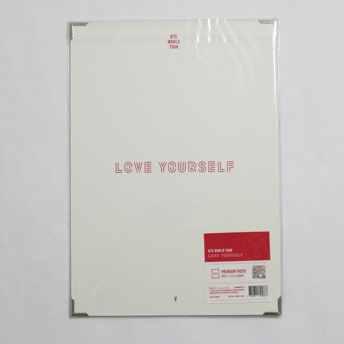 BTS Official V Premium Photo Love Your Self World Tour MD Bangtan