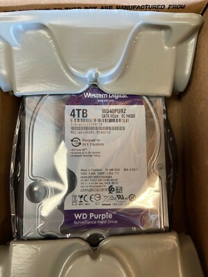 WD40PURZ- Western Digital 4TB SATA 6Gb/s SC HA500 Cache Purple