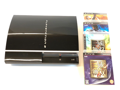 SONY PLAYSTATION 3 80GB black PS3 CECHL00 Japan game Console boxed