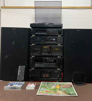 SONY LBT-V925 high-grade mini stereo system With record player