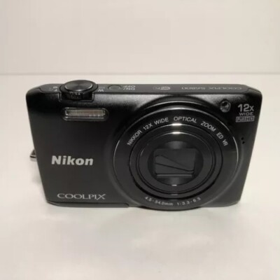 Nikon COOLPIX S6800 16.0MP 12x Optical Zoom Digital Camera - 100