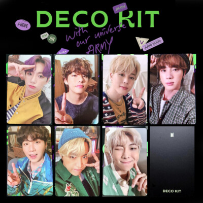 BTS DECO KIT Official Random Photo Card JUNGKOOK V JIMIN SUGA JIN
