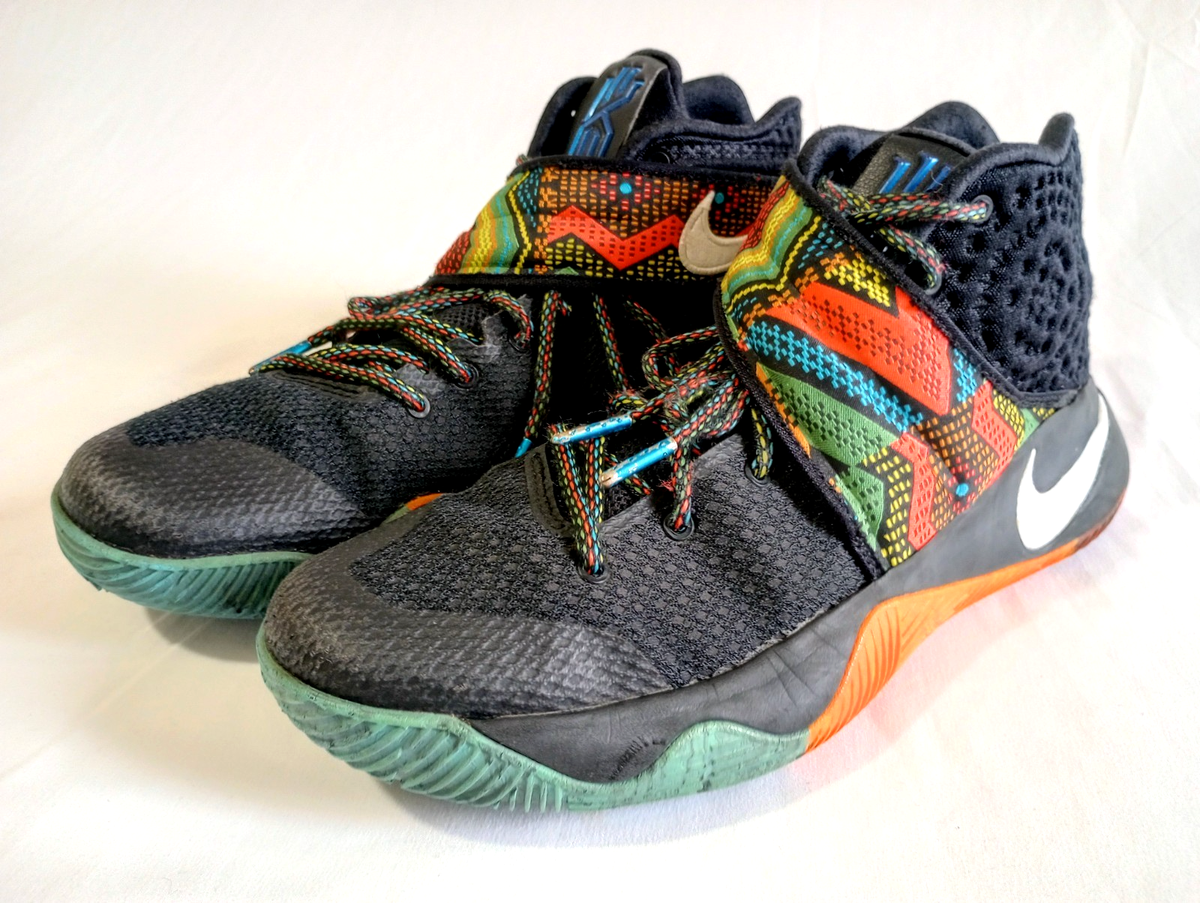 Nike Kyrie 2 BHM Men's Basketball Shoes, Sneakers, Black, Size 9.5