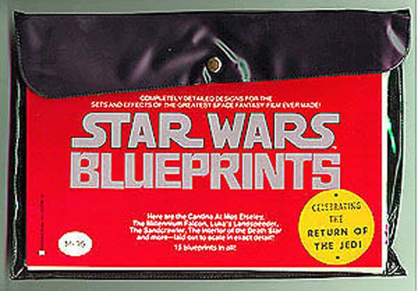 ORIGINAL 1977 STAR WARS BLUEPRINTS Set -Vintage 15 Fold Out Sheets