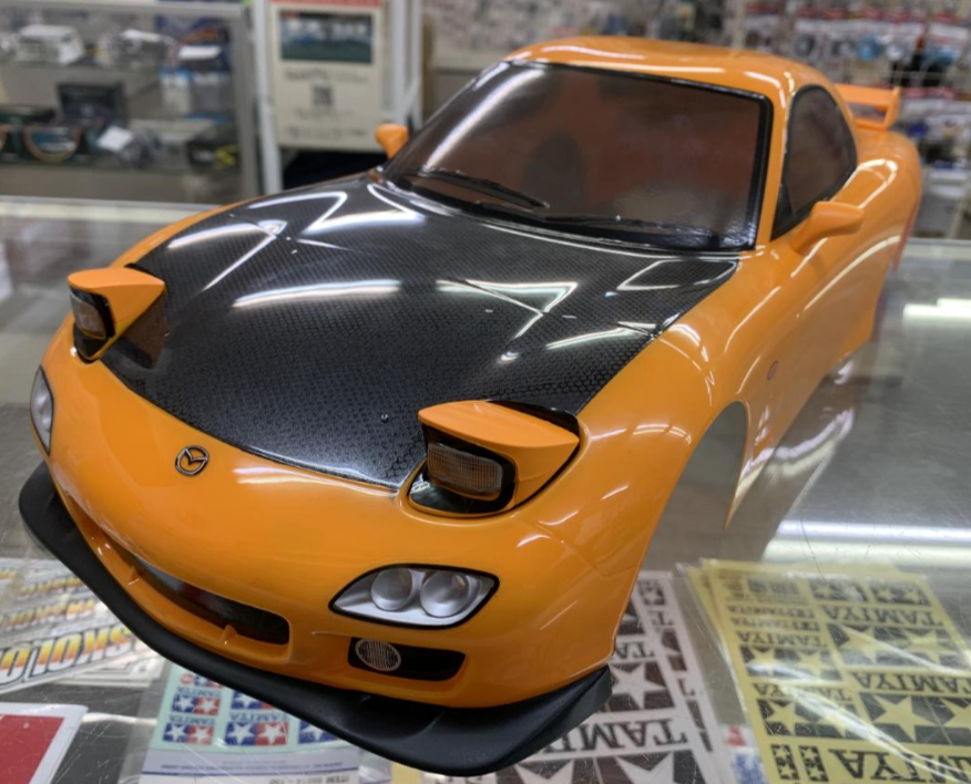 NEW TAMIYA 1/10 RC MAZDA RX7 RX-7 FD CUSTOM JDM PAINTED BODY