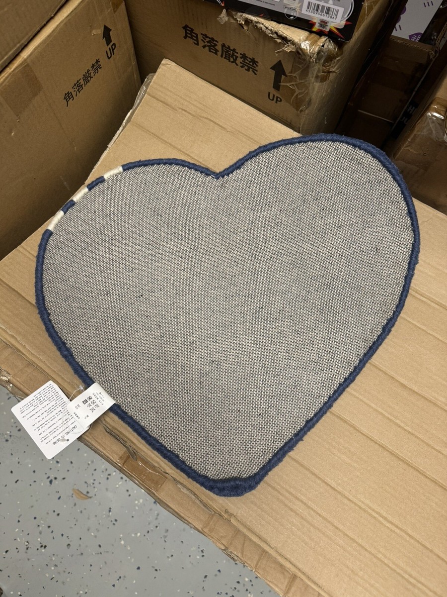Human Made Heart Rug Small Blue | eBay