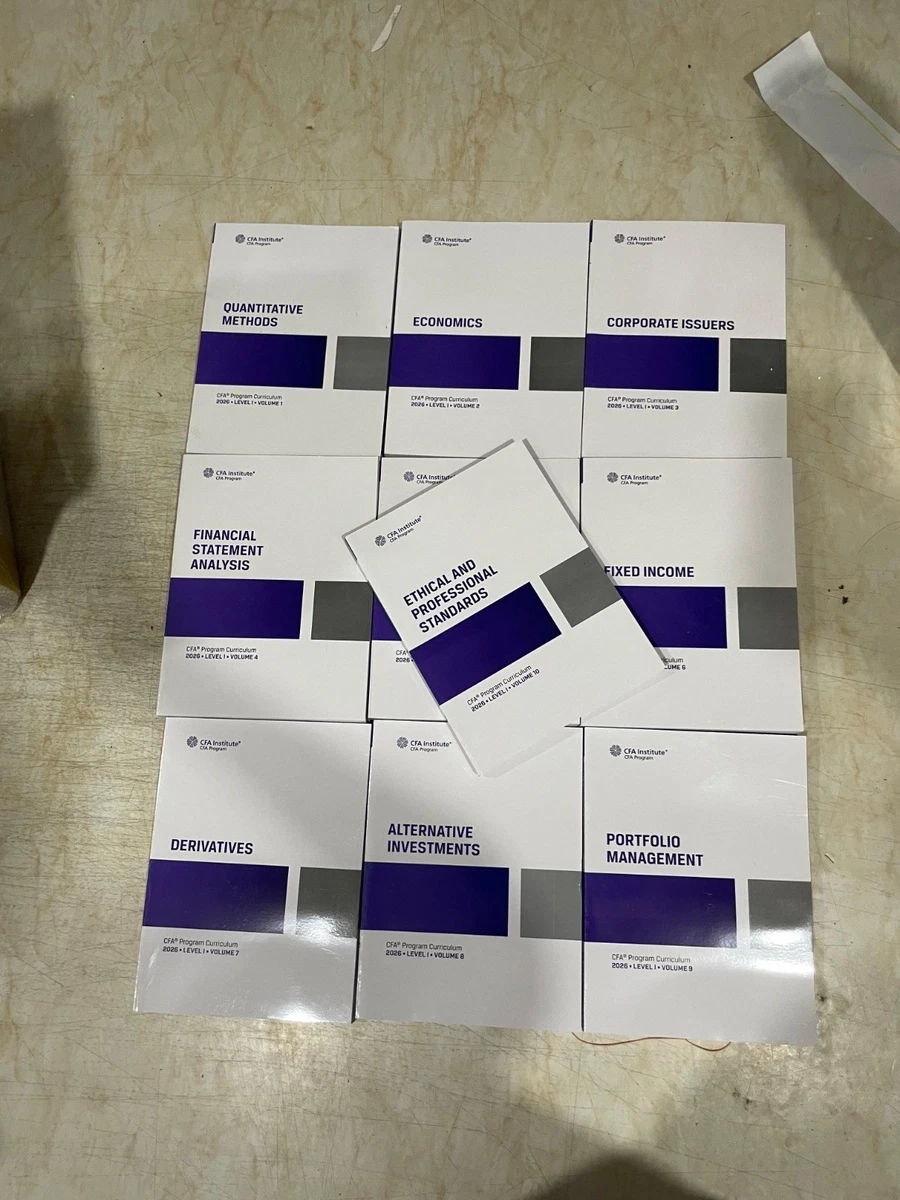 CFA Level 1 Books for sale | eBay