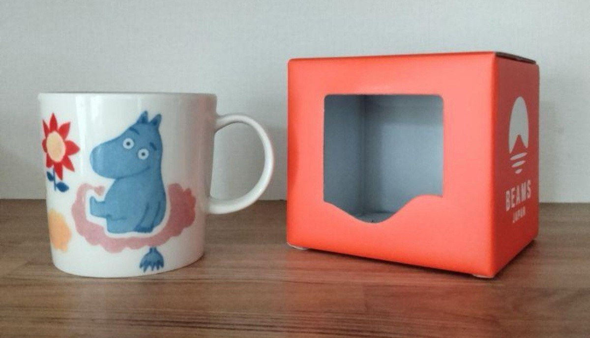 Moomin Arabia 80th Anniversary Hand Painted Mug BEAMS JAPAN