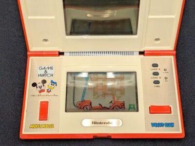 Nintendo Game & Watch MS Mickey & Donald DM-53 Made in Japan used