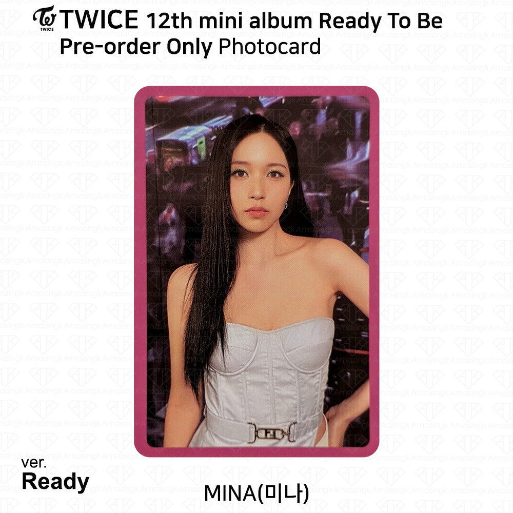 TWICE 12th Mini Album Ready To Be Photocard Message Card Poster