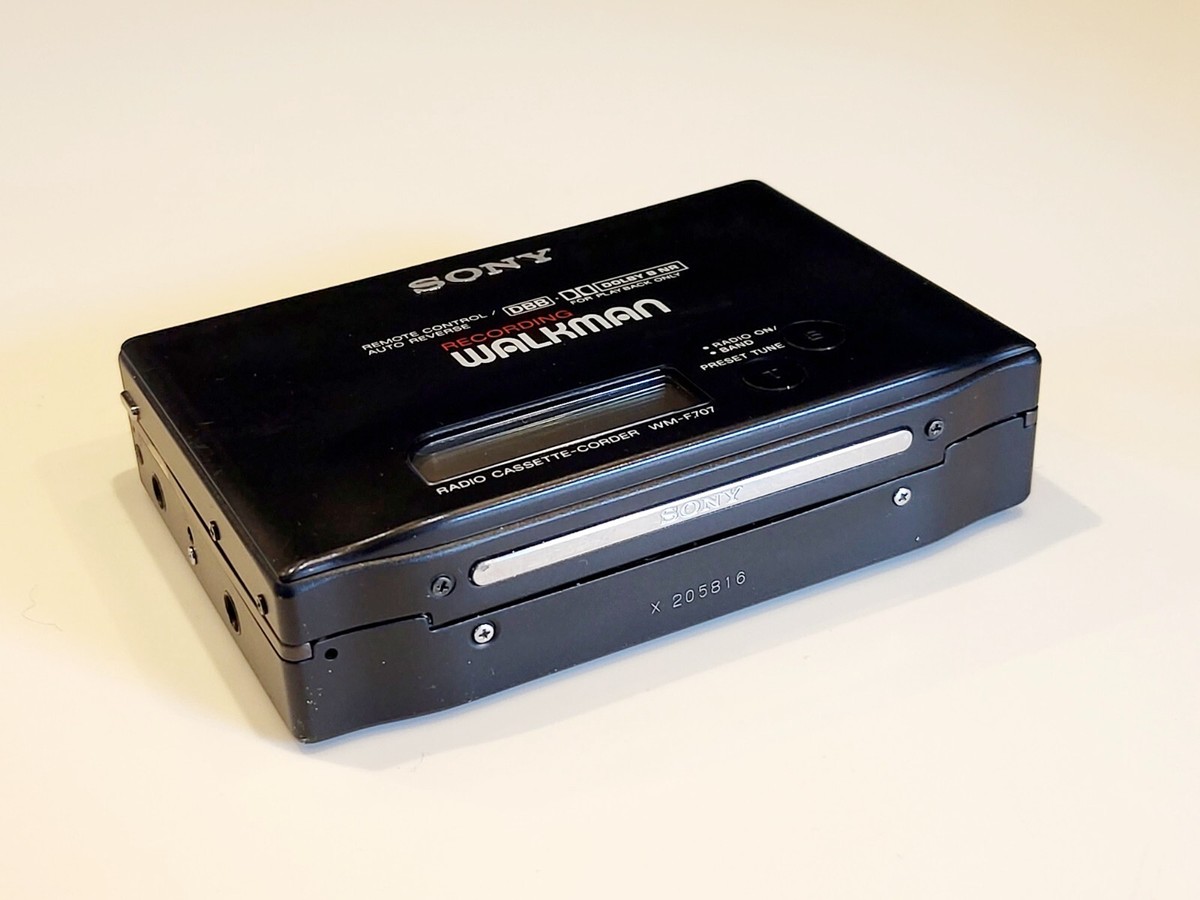 Super rare Sony Recording Walkman WM-F707 good condition