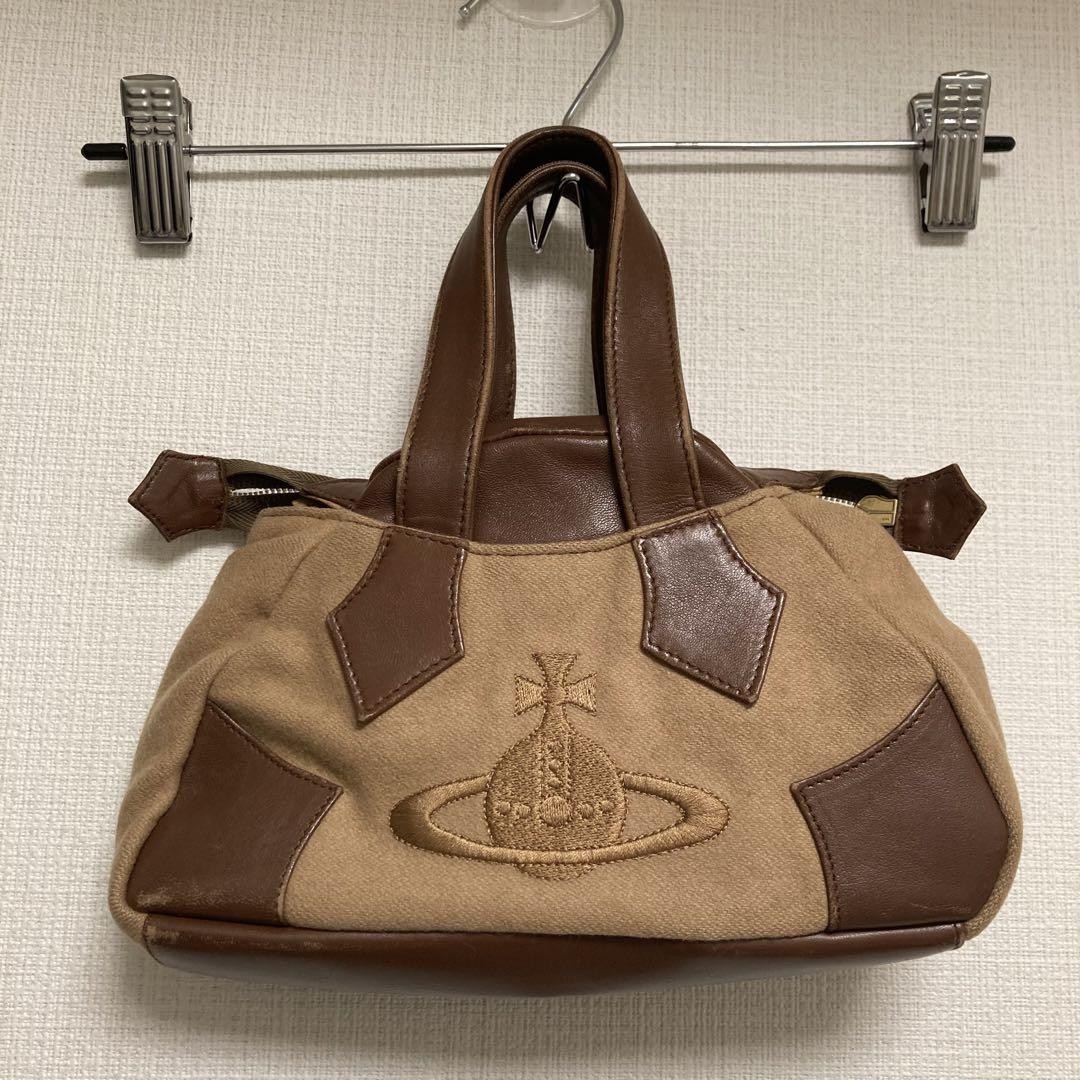 Rare 90s Vivienne Westwood Yasmine bag early Model Vintage Brown