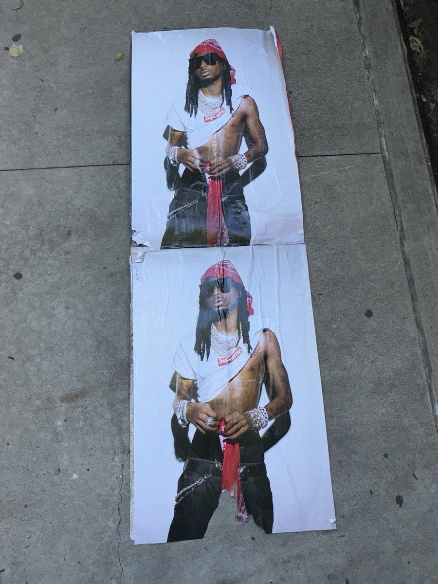 Playboi Carti Supreme FW 2025 RARE Box Logo Exclusive Poster NYC