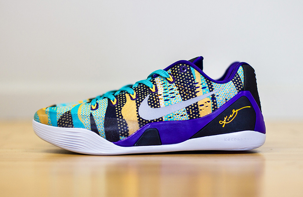 NIKE Kobe 9 IX EM POP ART Purple Grey Black White MultiColor WTK