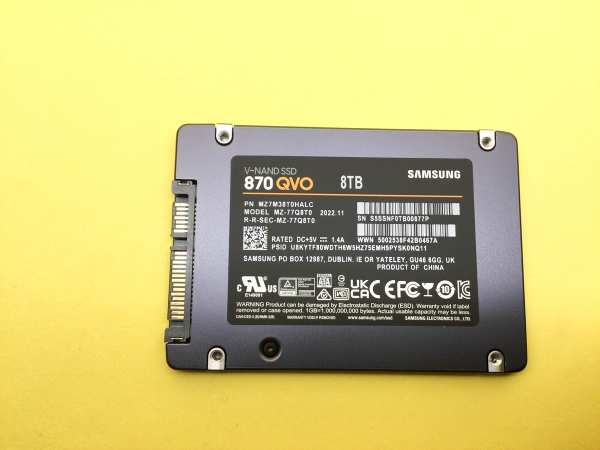 Samsung 870 QVO Series 8TB SATA III 2.5