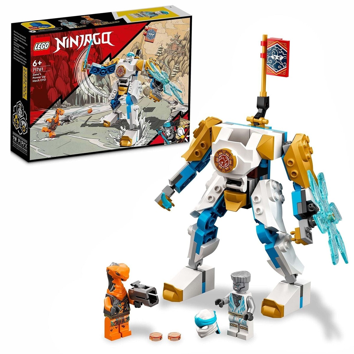 LEGO 71761 Ninjago Zane's Power Up Mech EVO Brand New Retired | eBay