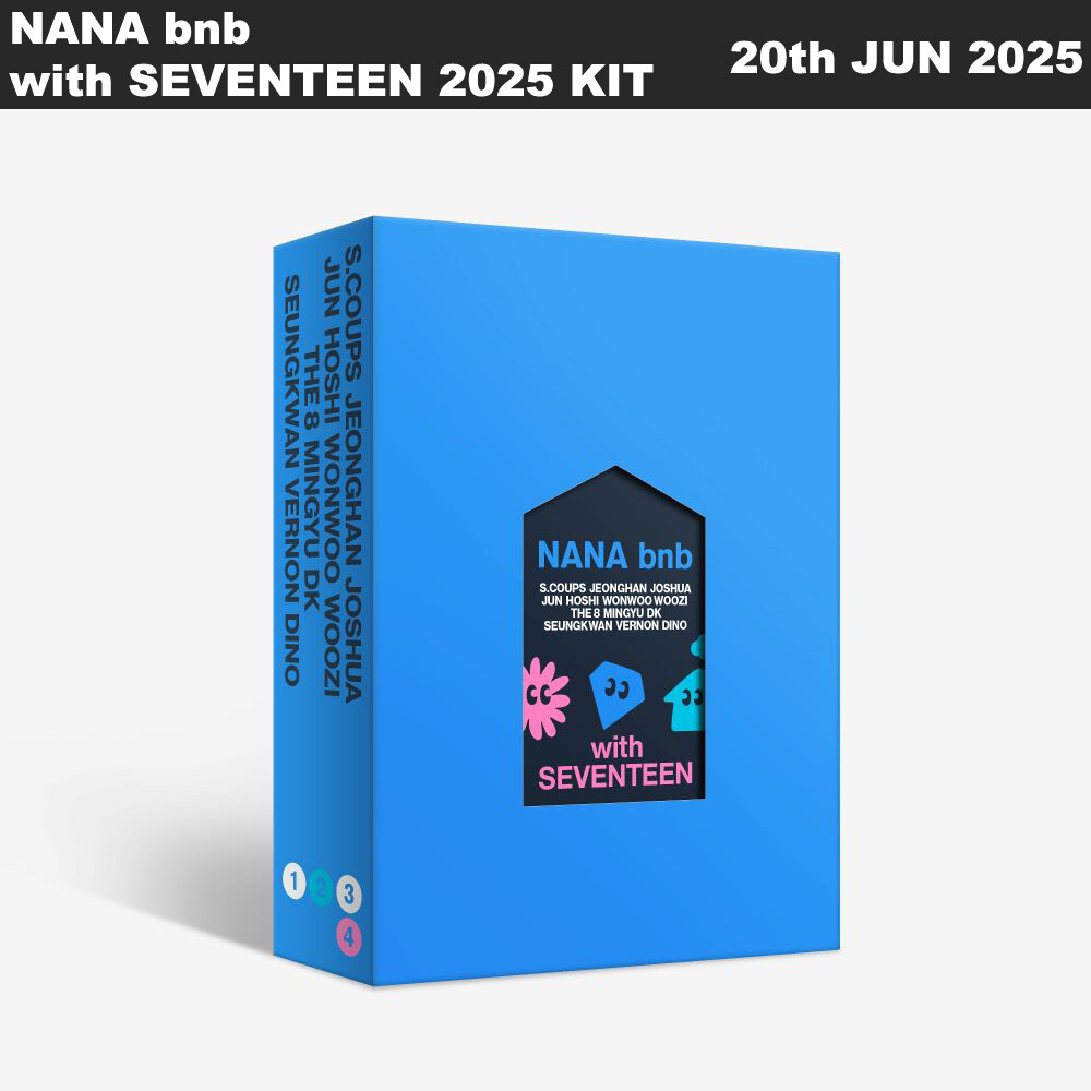 SEVENTEEN NANA bnb with SEVENTEEN 2025 KIT Photobook+Photocard+Etc