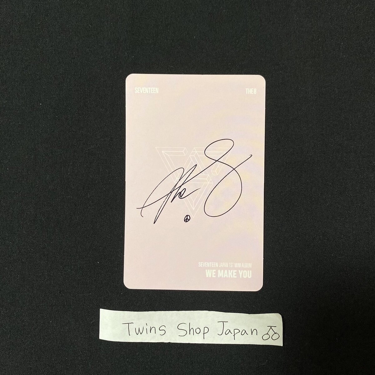 SEVENTEEN Japan 1st mini album we make you Photocard [with