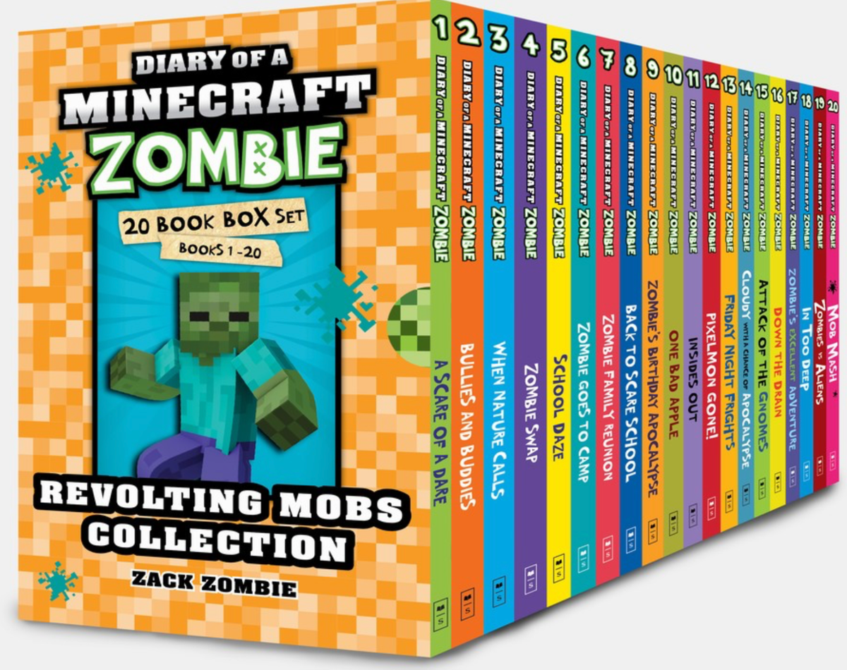 NEW Diary of a Minecraft Zombie Revolting Mobs Collection 20 Books