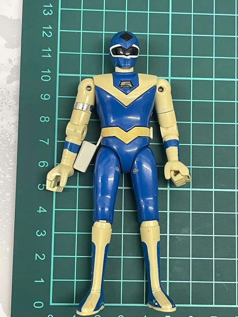 Power Rangers Hikari Sentai Maskman Chogokin Figure Blue BANDAI