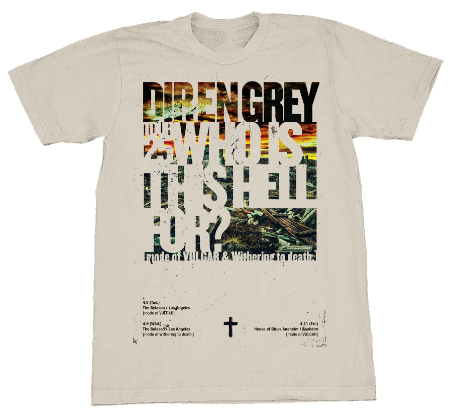 TOUR 25 WHO IS THIS HELL FOR Dir En Grey Tour 2025 Gift For Fan T