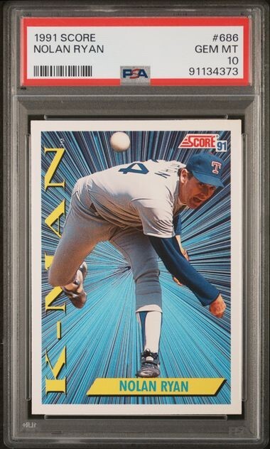 1991 Score - #686 Nolan Ryan PSA 10 GEM MINT | eBay