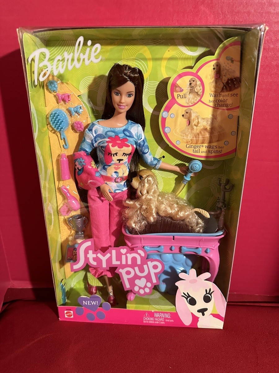 BARBIE Stylin' Pup #56686 - Water Changes Pup's Hair Color
