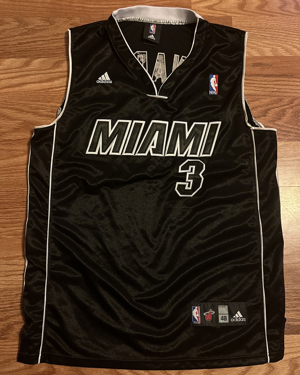 Adidas Authentic Miami Heat Special Edition Dwyane Wade Blackout