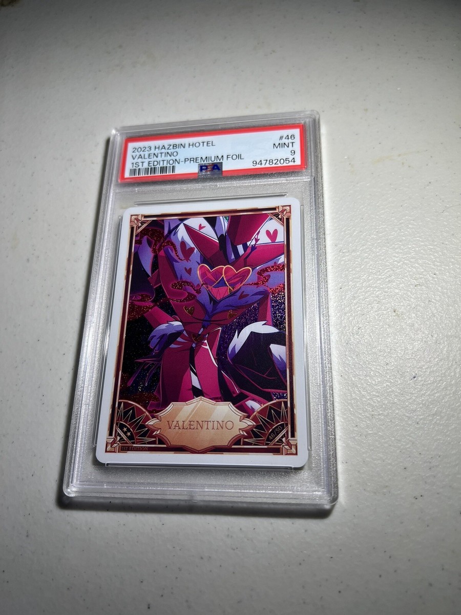 Valentino 46/50 Hazbin Hotel 1st Edition Trading Card White Holo
