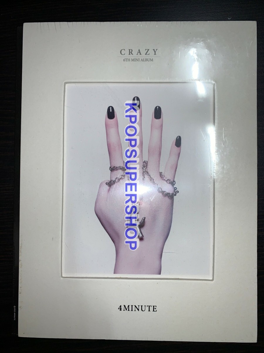 4Minute 6th Mini Album Crazy CD New Sealed Hyuna Rare OOP 4 Minute