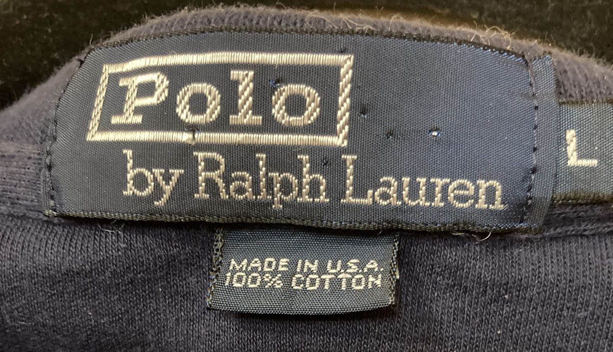 Polo by Ralph Lauren Mens Short Sleeve Stripe Polo Shirt Vintage