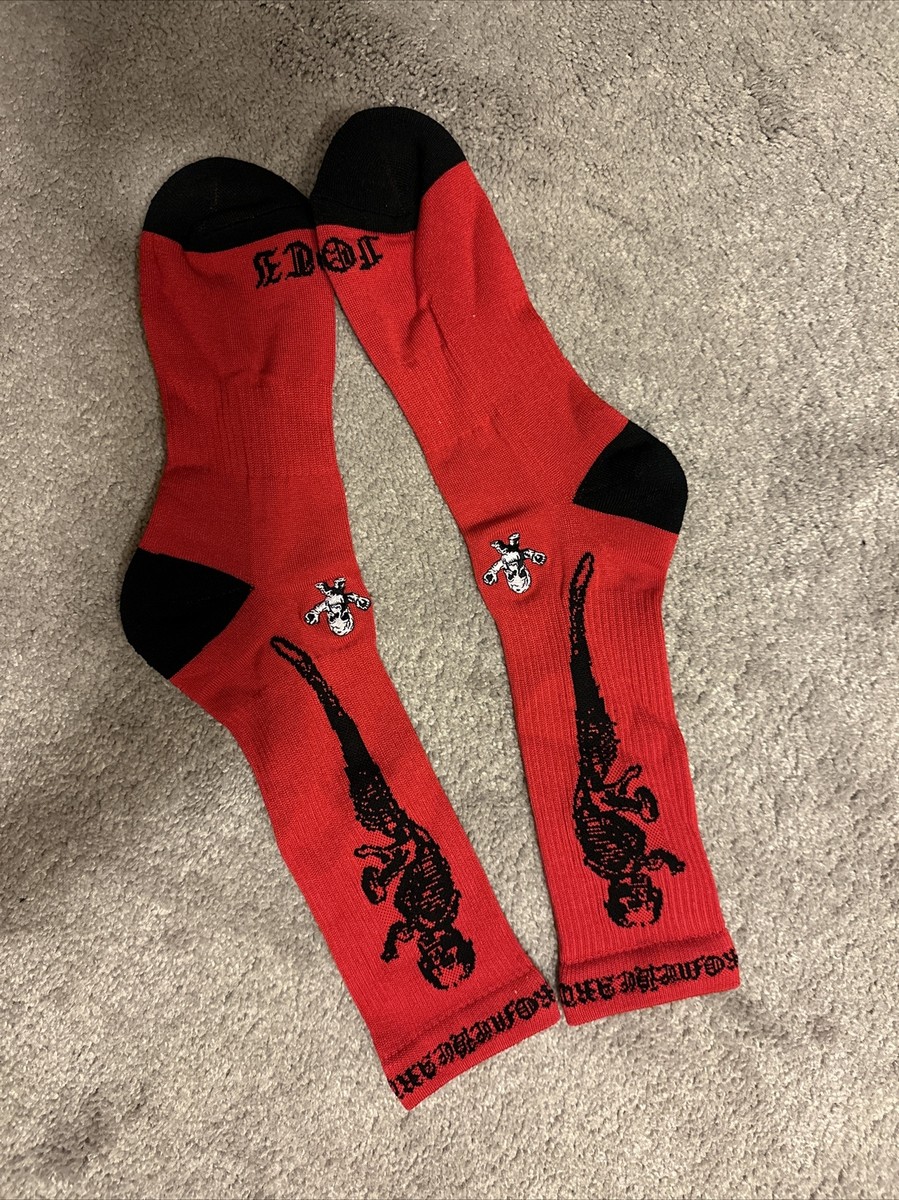 Chrome Hearts x FOTI socks L 1 pair Red | eBay