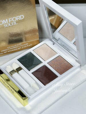 TOM FORD Soleil Eye Color Quad Eyeshadow, 01 Emerald Dusk, Full