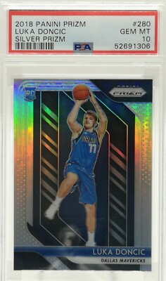 2018 LUKA DONCIC Prizm Silver Rookie Card #280 PSA 10 | eBay