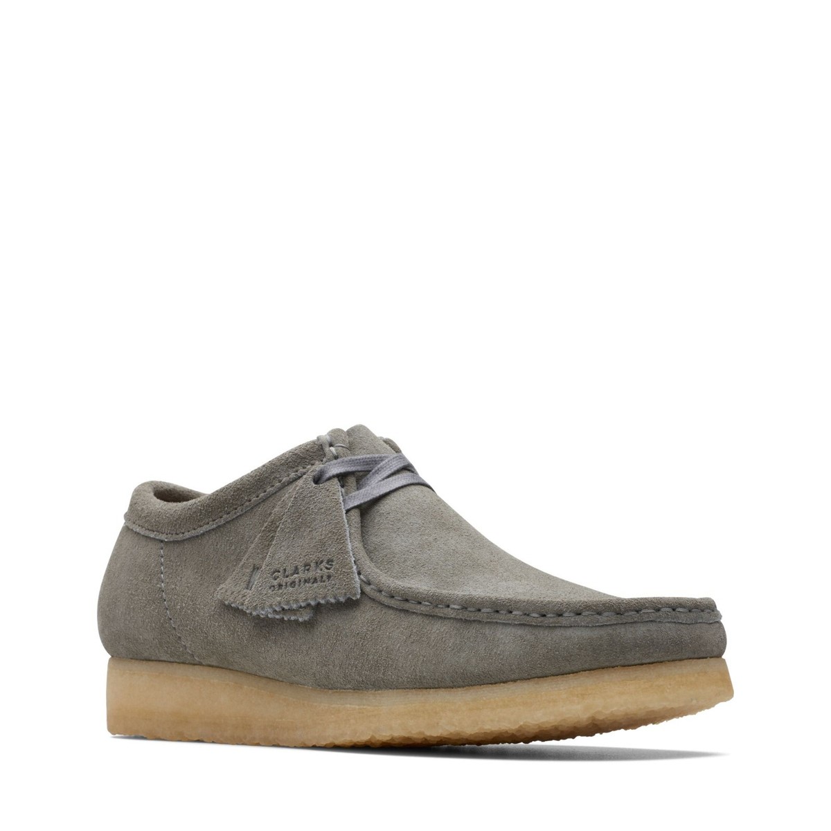 Clarks Originals Wallabee Men's Grey Suede 26170535 | eBay