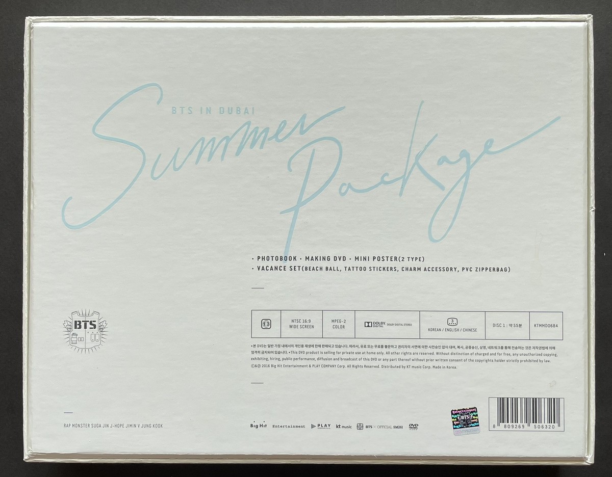 BTS-SUMMER PACKAGE IN DUBAI 2016 DVD FULL SET | eBay
