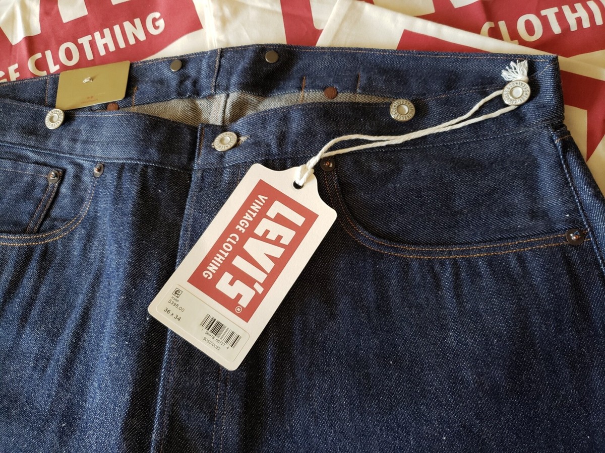 LEVI'S 1890 501 xx LVC Vintage Clothing Selvedge 1937 1947 Men's