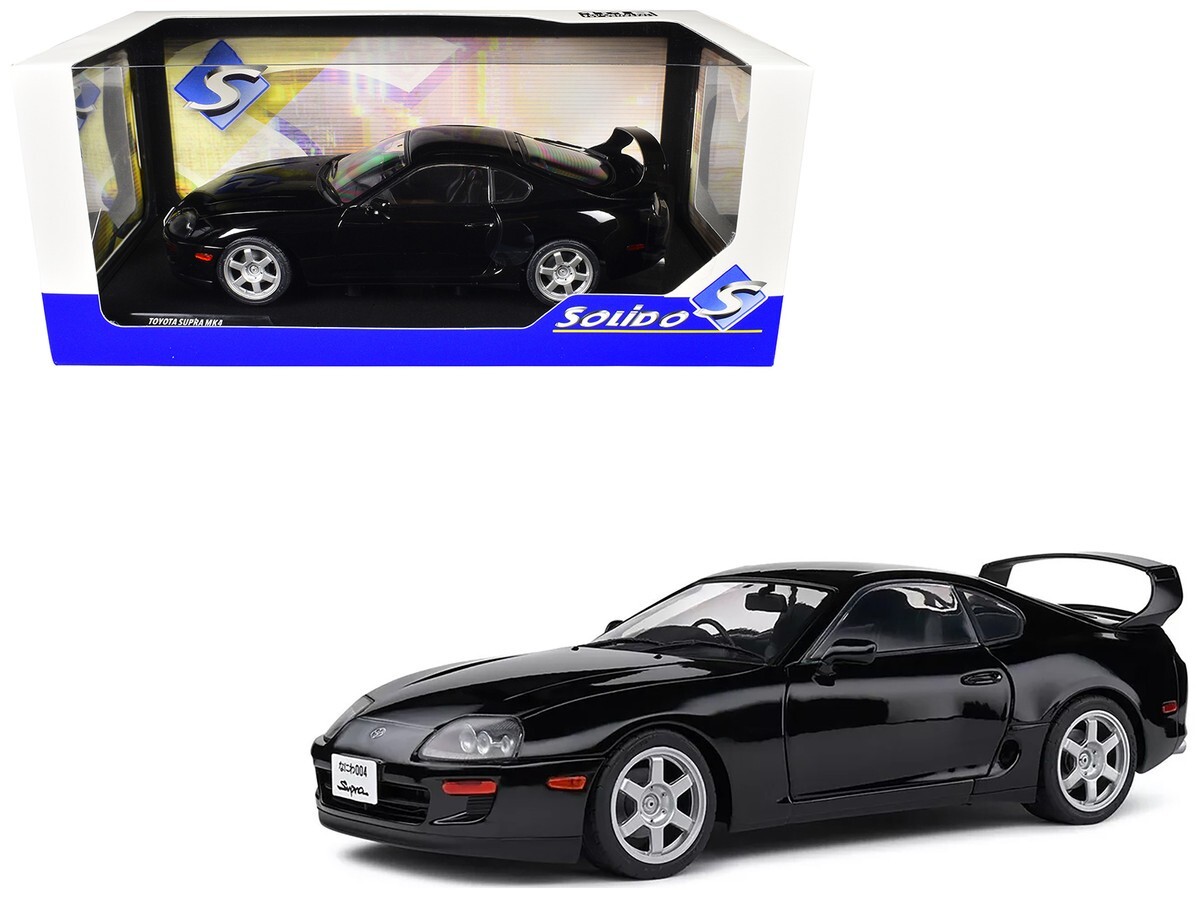 Solido 1993 Toyota Supra MK4 (A80) RHD Astral Black 1/18 Diecast