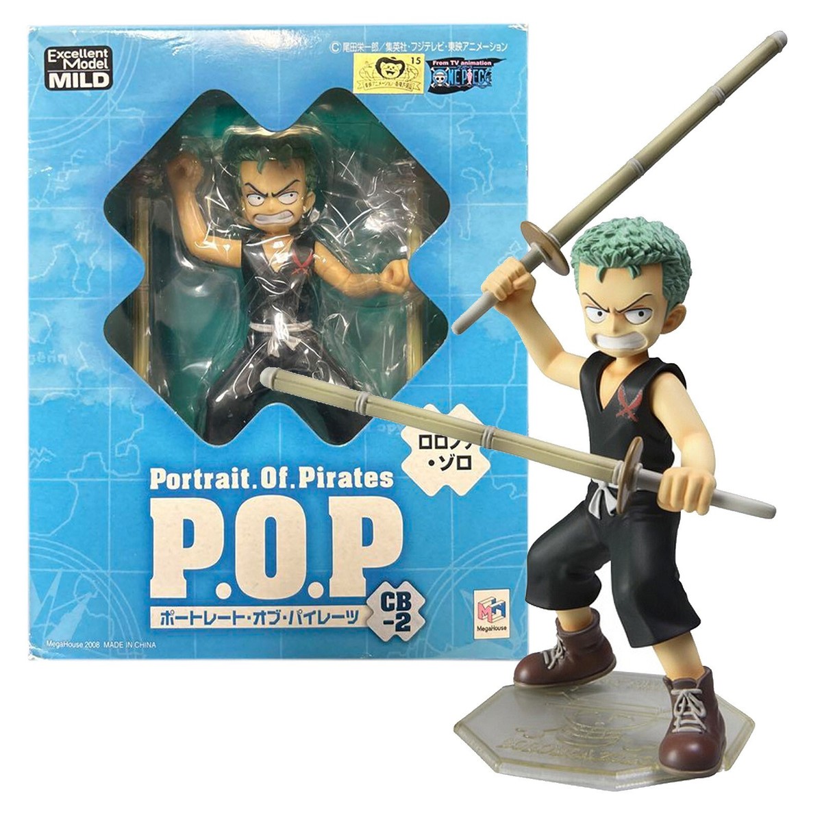 MegaHouse P.O.P Portrait Of Pirates ONE PIECE CB-2 Roronoa Zoro