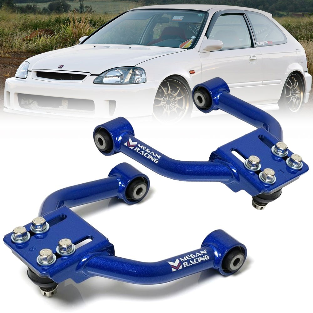 Megan Front Upper Adjustable Camber Arm Kit For 96-00 Honda Civic