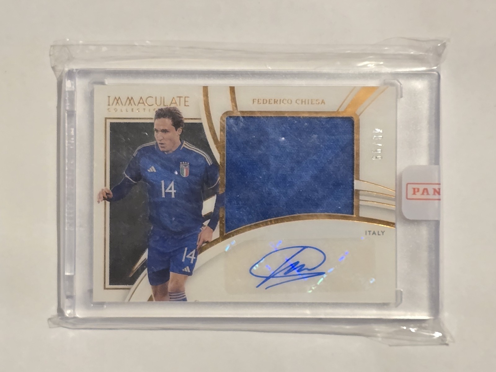 Federico Chiesa 2022 Immaculate #IK-FCH Ink - Platinum /1 Price