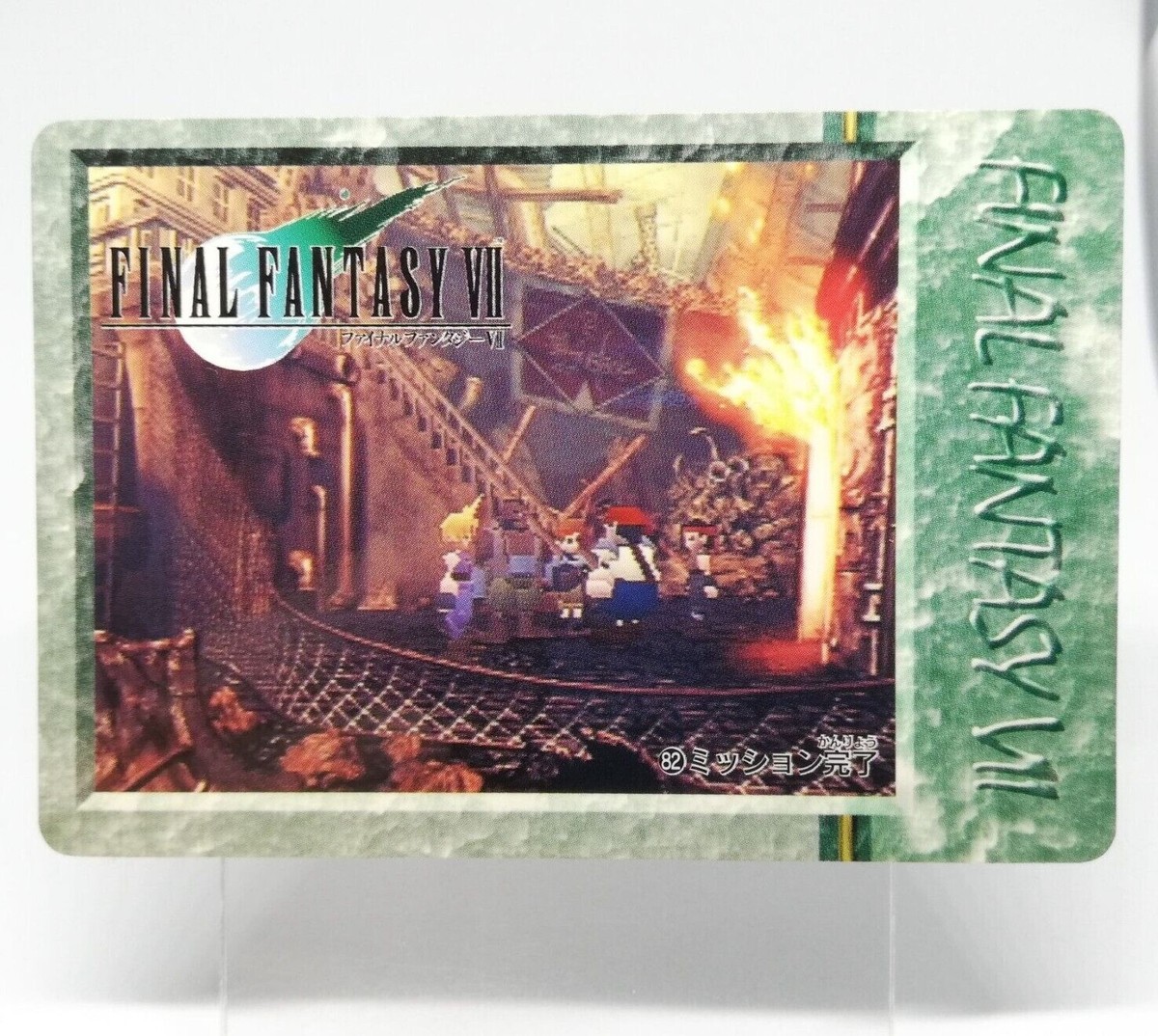 82 Mission Complete Final fantasy Ⅶ square Enix Card FF7 BANDAI